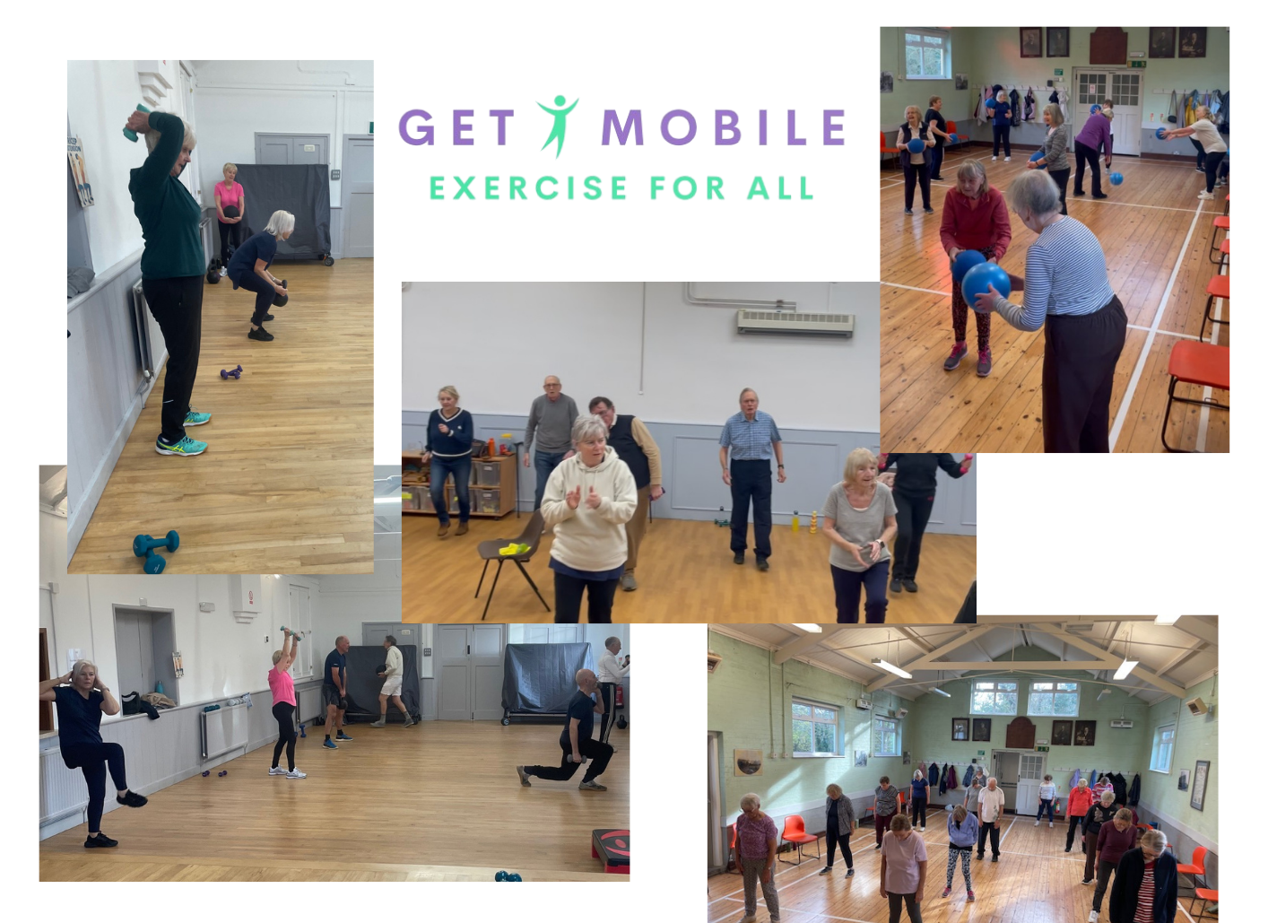 Move It Or Lose It exercise classes Thursdays 1.30 pm for an hour
