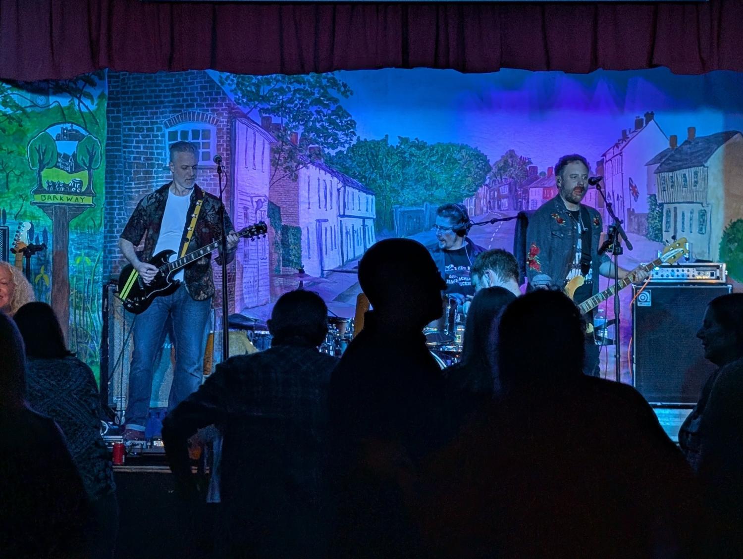 Allergy on stage  - Gallery -  Barkway Village Hall